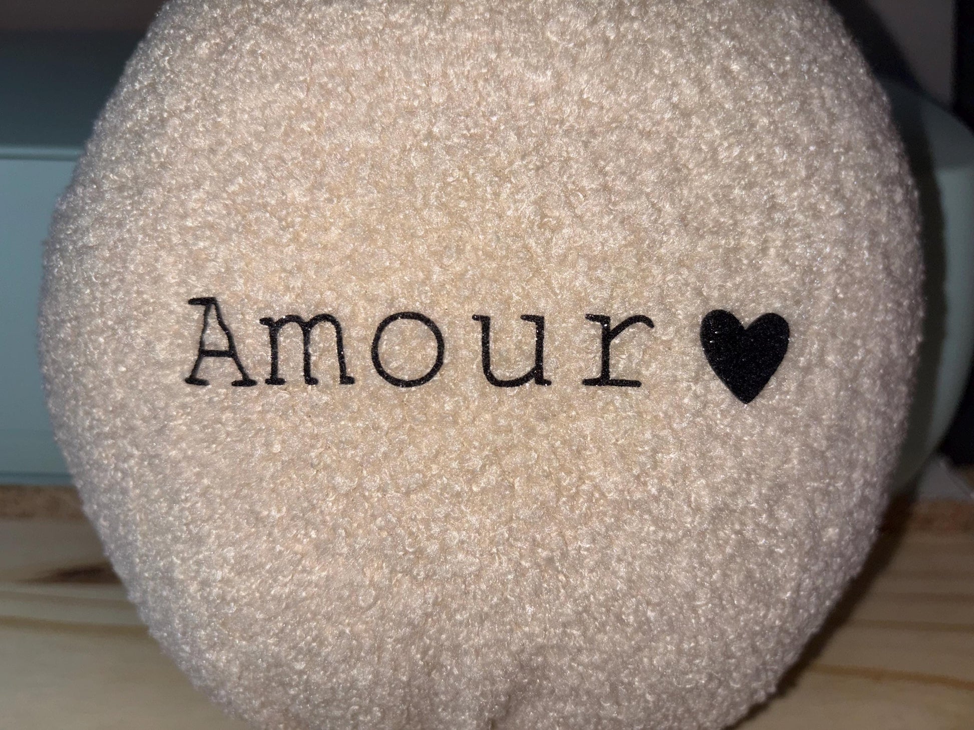 Ballon décoratif mural en peluche, amour noir pailleté Ma boutique