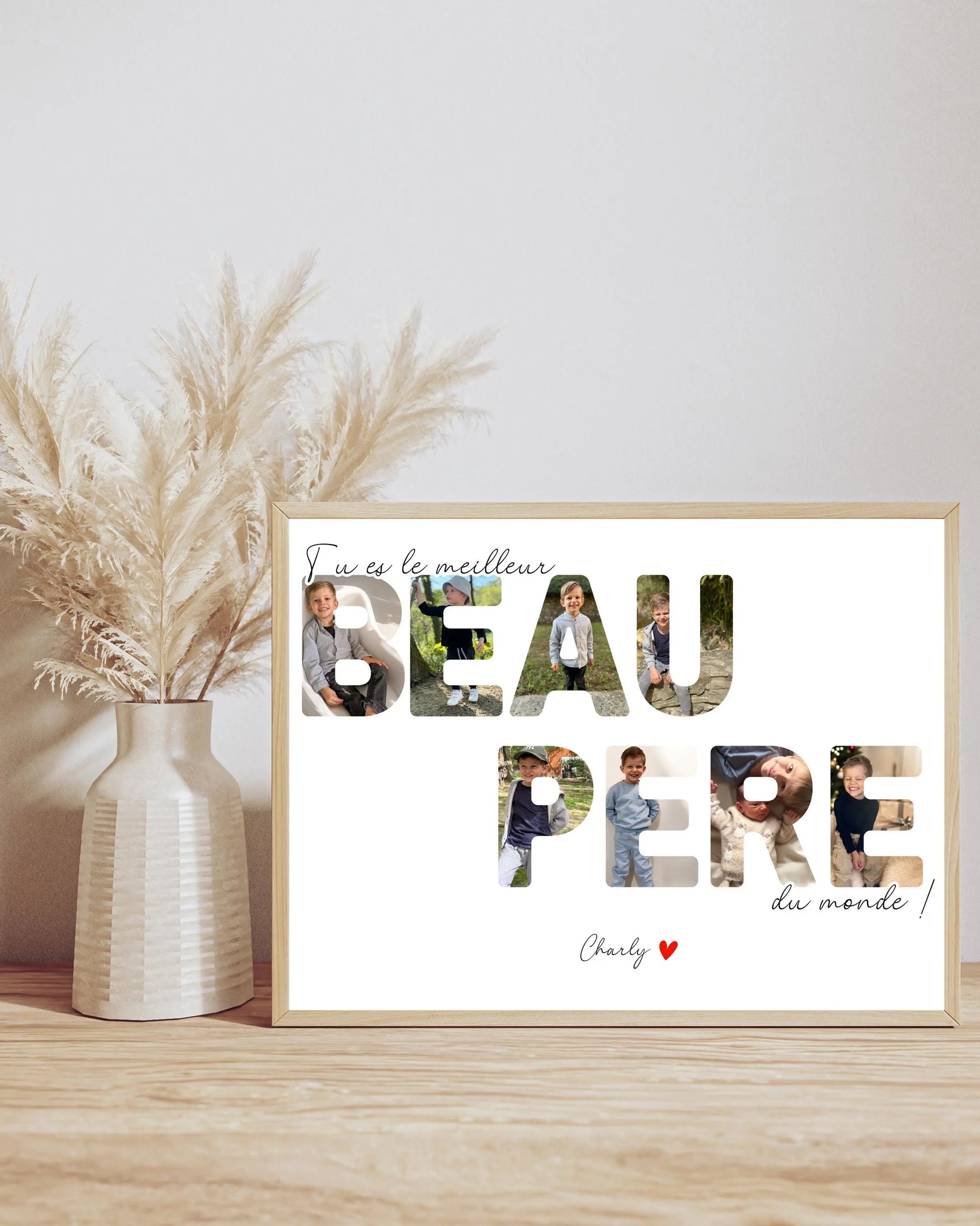 Affiche beau père, beau papa Ma boutique