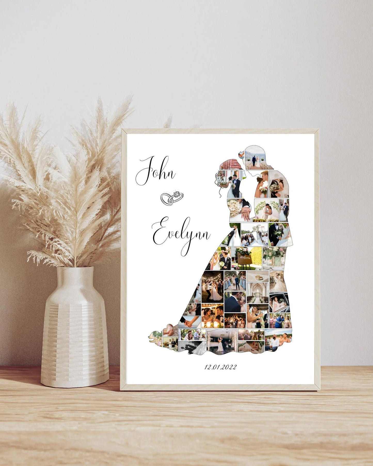 Affiche mariage, photos Ma boutique