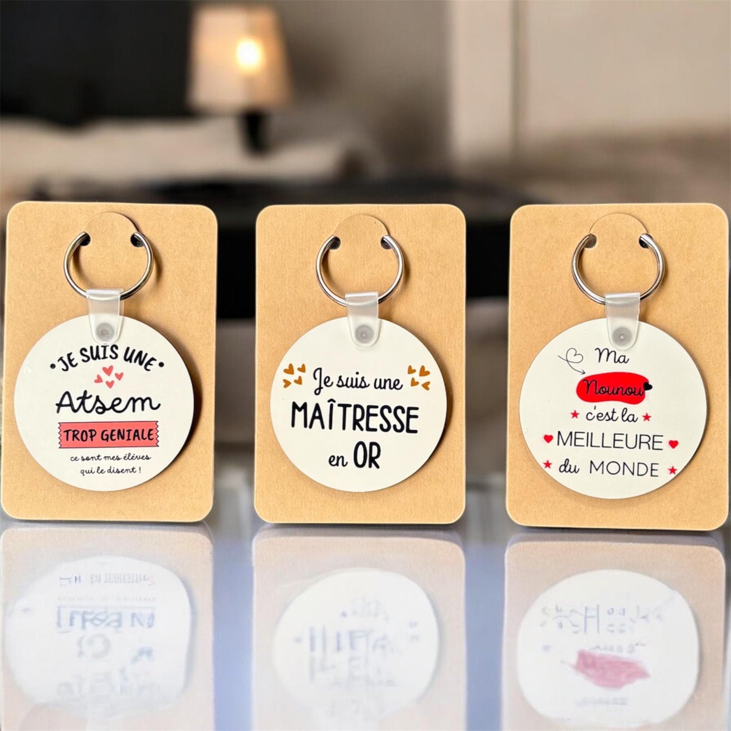 Porte clé, nounou, maîtresse, atsem Ma boutique