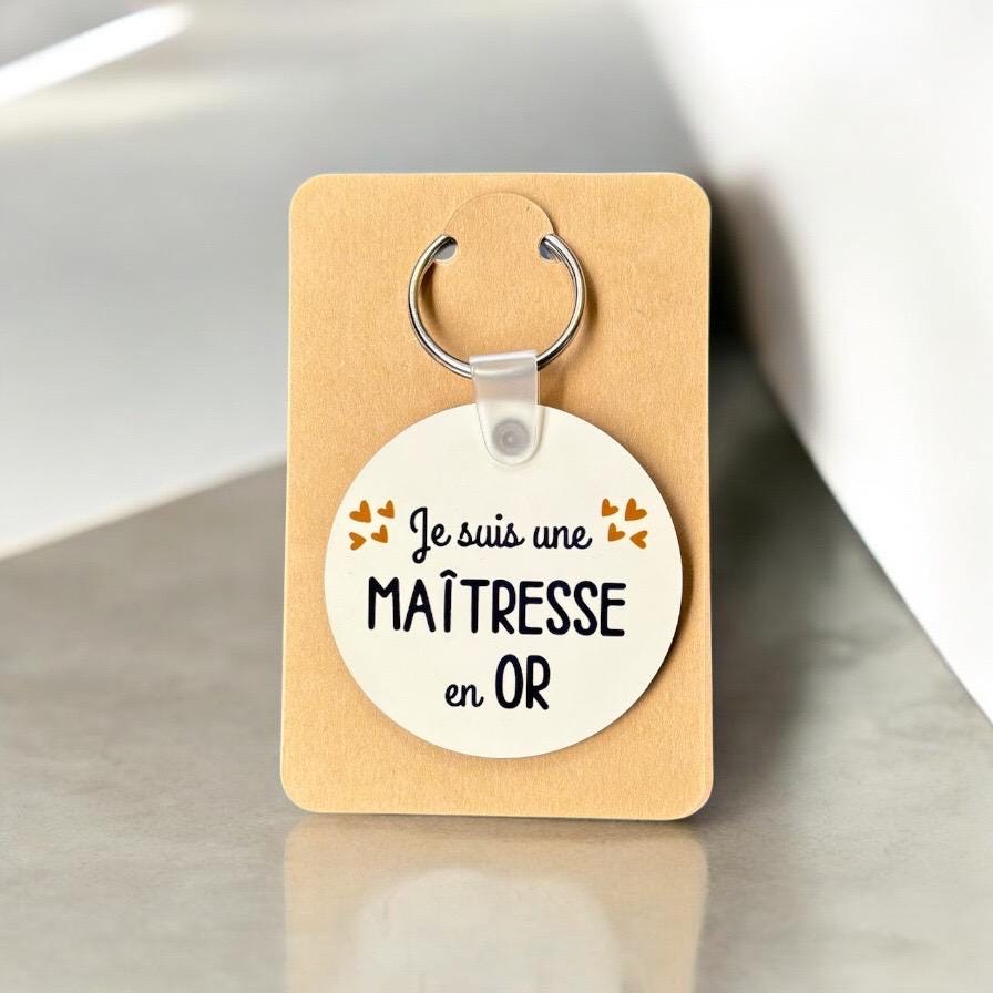 Porte clé, nounou, maîtresse, atsem Ma boutique