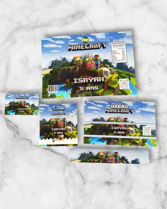 Papeterie personnalisée, étiquette, thème ourson, anniversaire, thème, gender reveal, baptême Ma boutique