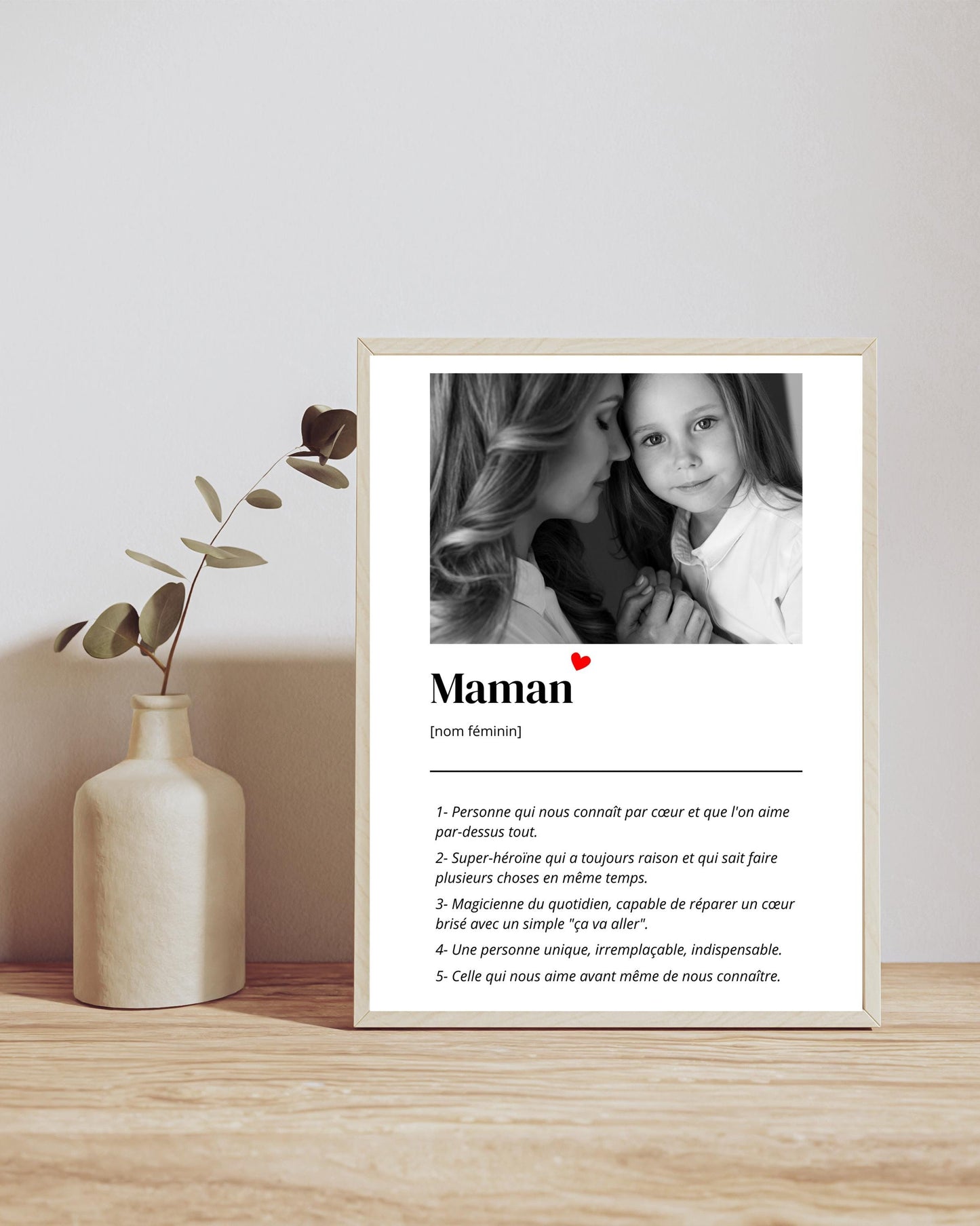 Affiche définition maman, photo Ma boutique