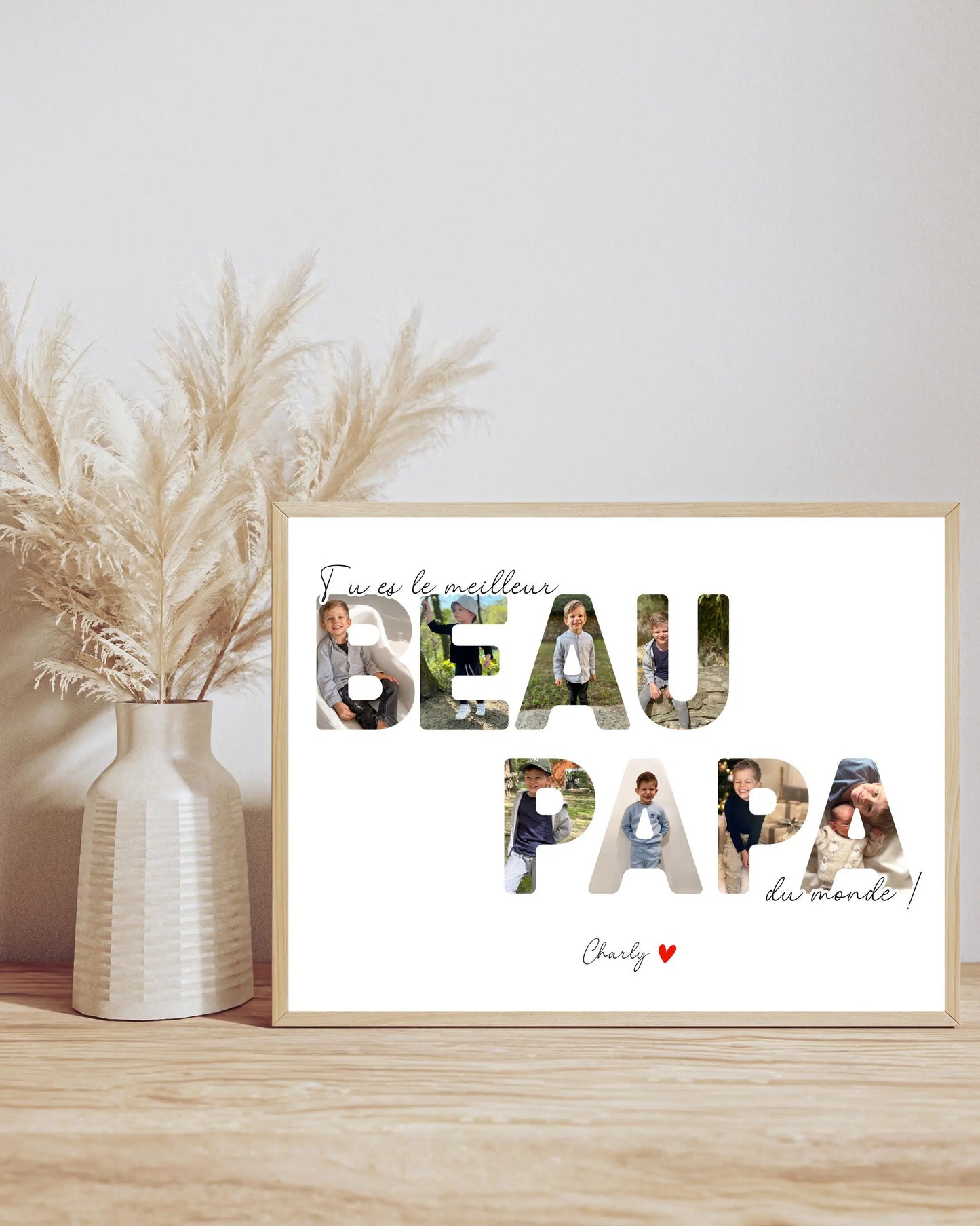Affiche beau père, beau papa Ma boutique