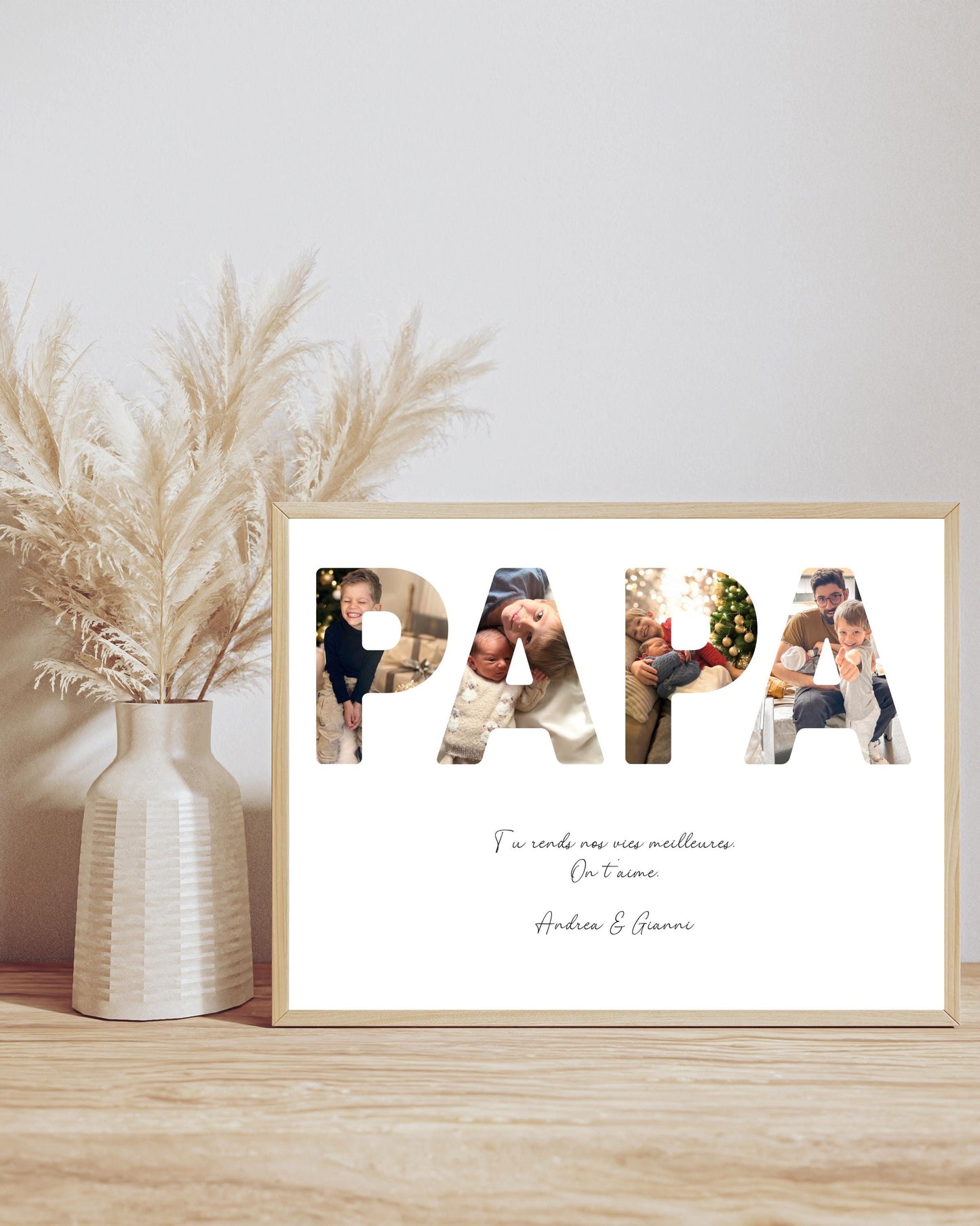 Affiche Papa Ma boutique