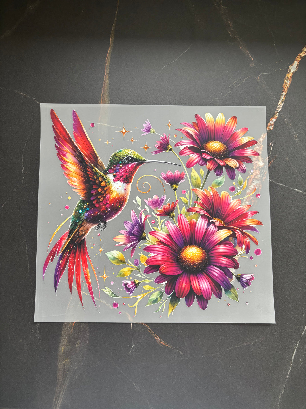 Oiseau - Fleurs