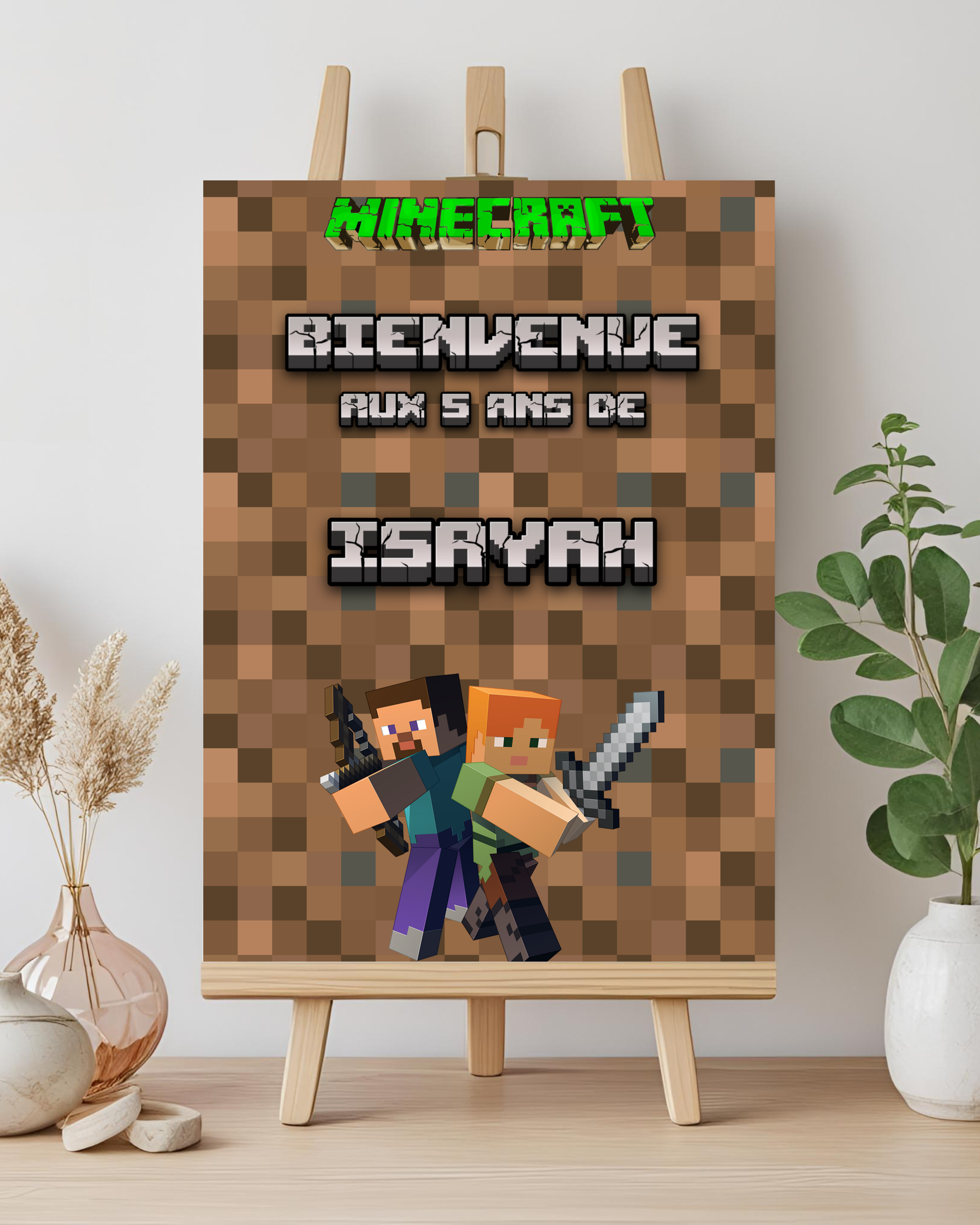Affiche de Bienvenue Ma boutique