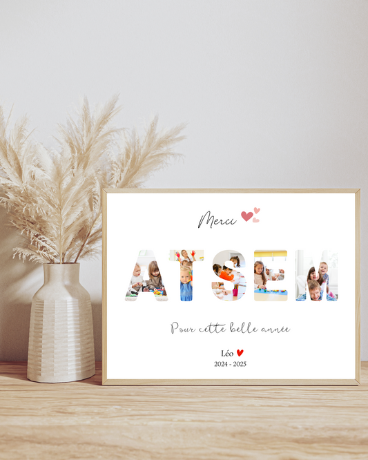 Affiche ATSEM Ma boutique