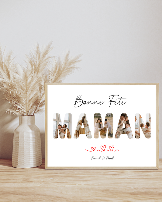 Affiche Bonne fête maman Ma boutique
