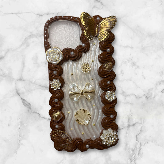 Coque de téléphone crème colle chantilly