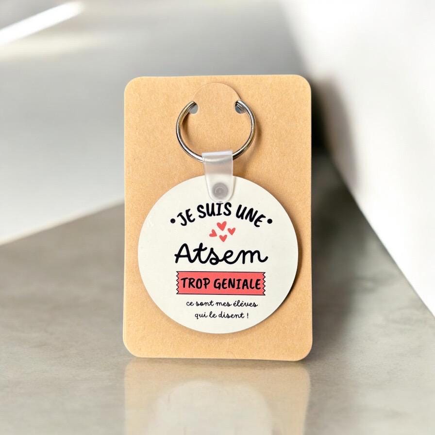 Porte clé, nounou, maîtresse, atsem Ma boutique