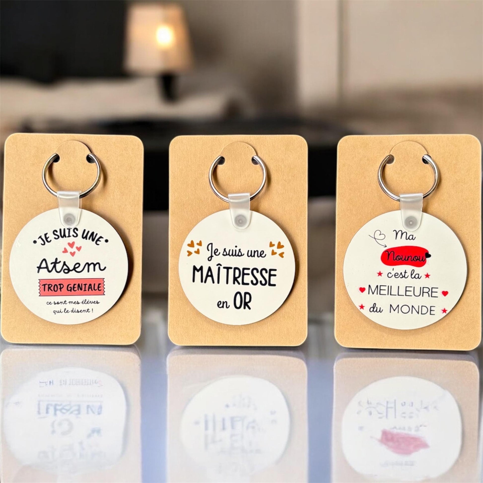 Porte clé, nounou, maîtresse, atsem Ma boutique