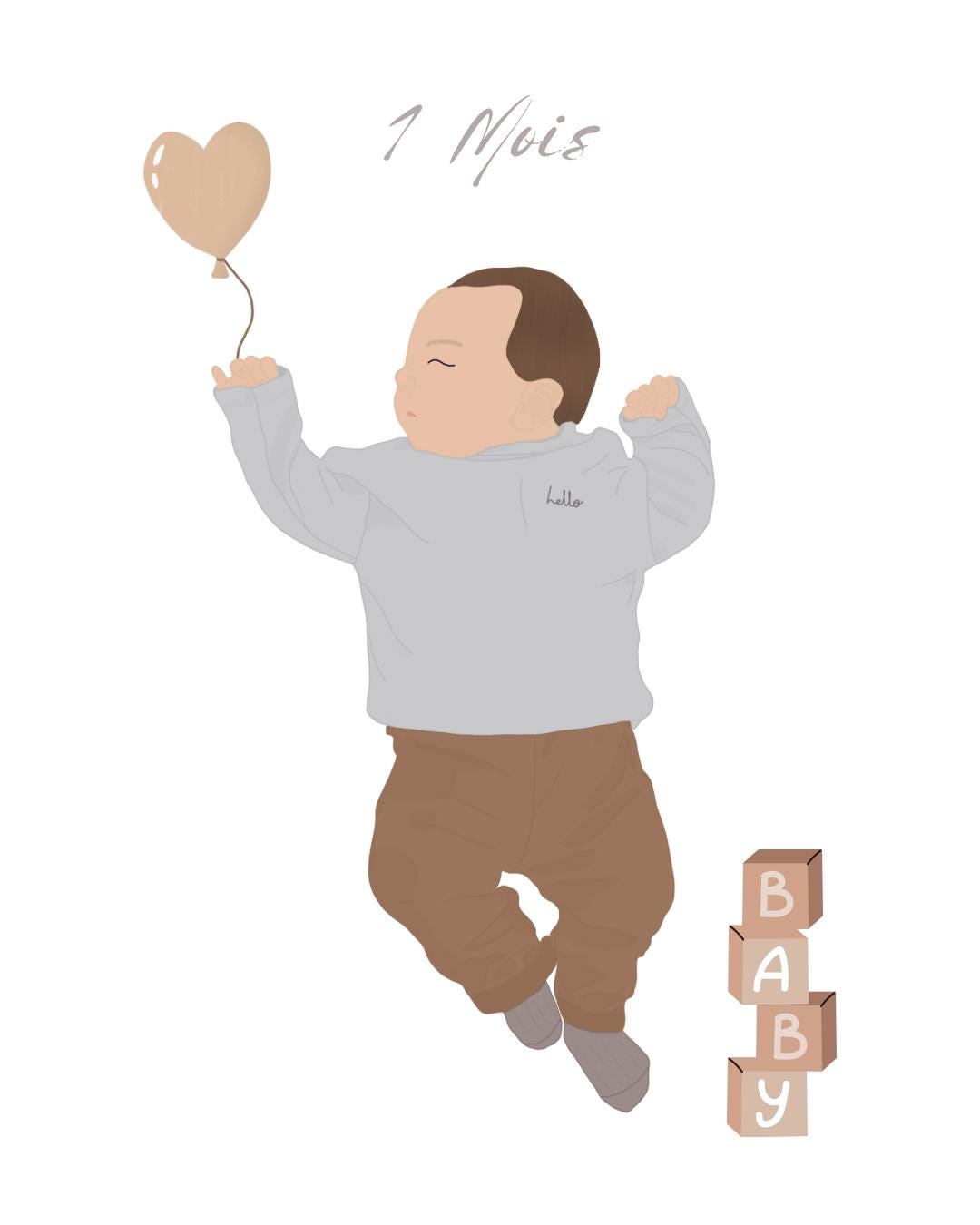 Illustration minimaliste Ma boutique